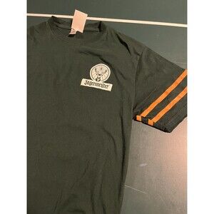 Jäegermeister Short Sleeve T-Shirt MEDIUM Alcohol Merch Bar Shots Party Zero F’s